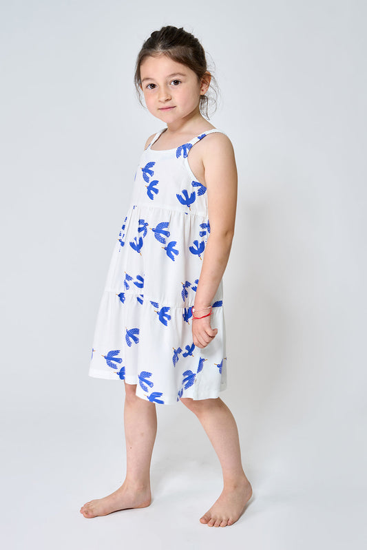 Vestido de tirantes estampado