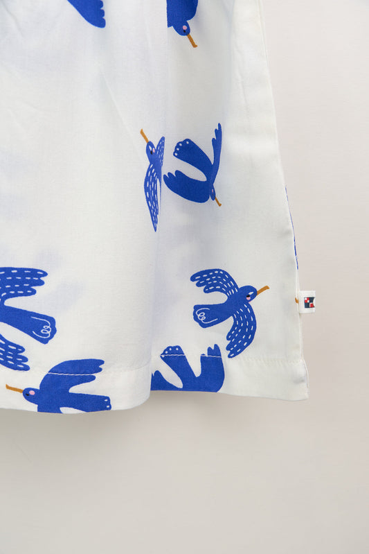 Vestido de tirantes estampado