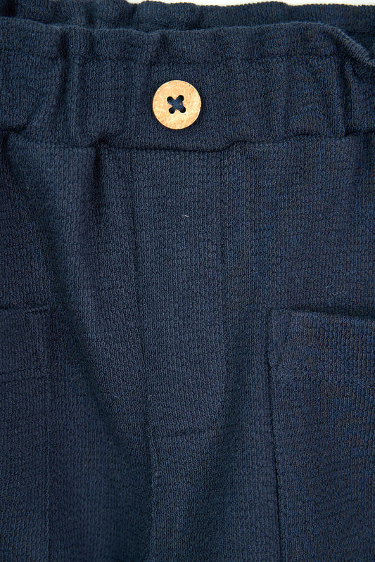 Textured woven beach shorts