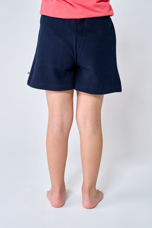 Textured woven beach shorts