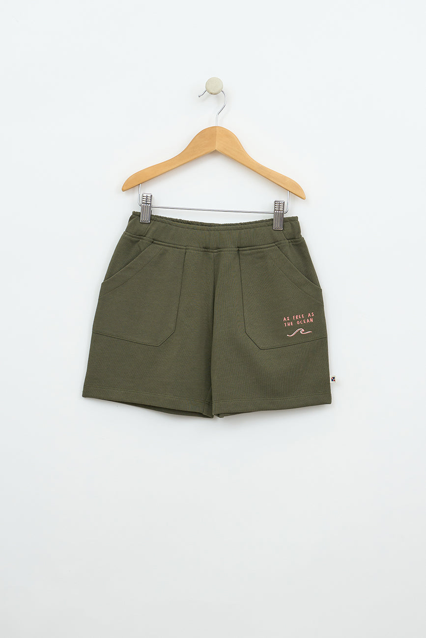 Bermuda 100% algodón Terry 'As free as the ocean' unisex