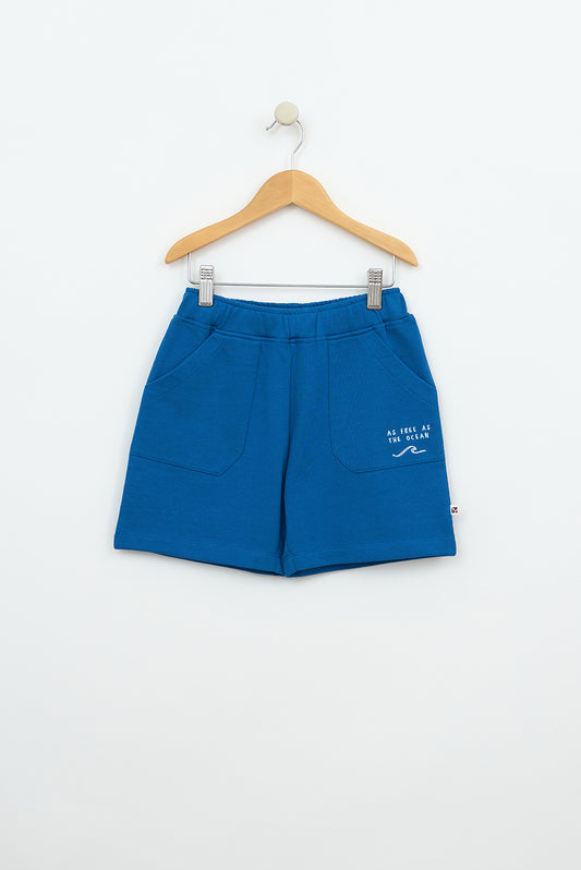 Bermuda 100% algodón Terry 'As free as the ocean' unisex