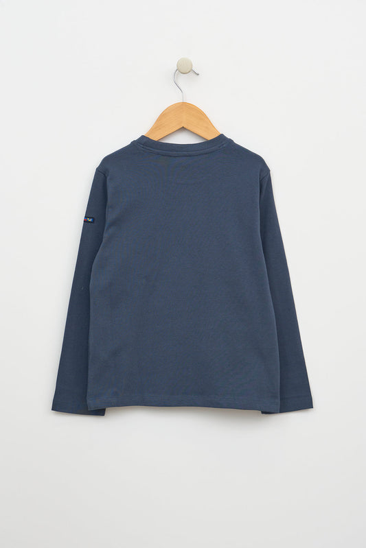 T-shirt à manches longues avec motif de surf