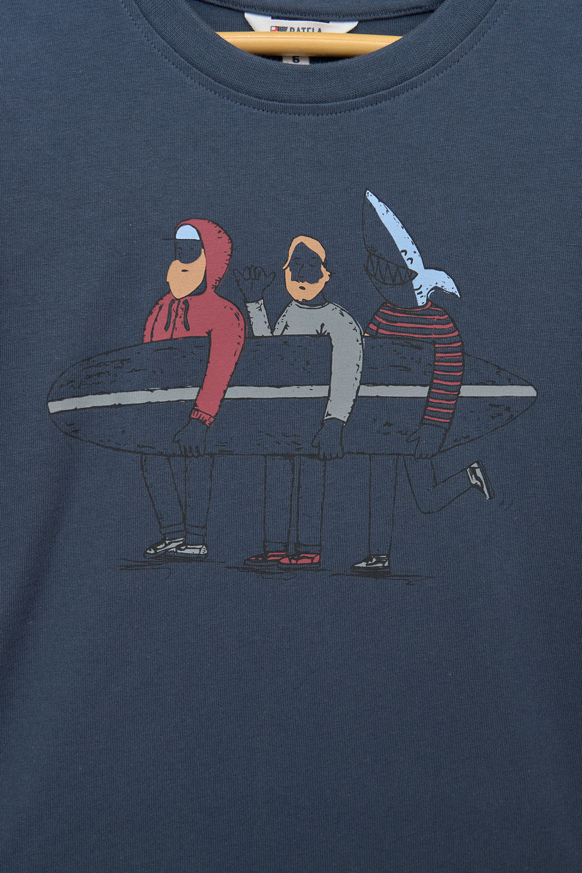 T-shirt à manches longues avec motif de surf