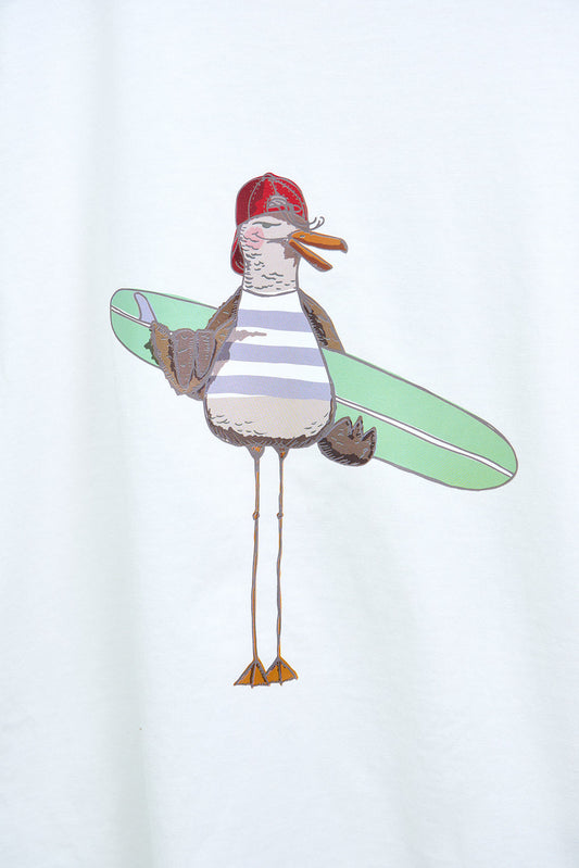 Surfer seagull t-shirt