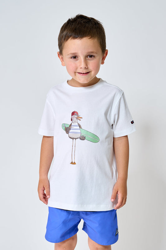 Surfer seagull t-shirt