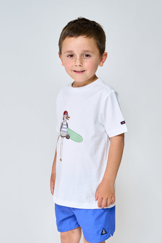 Surfer seagull t-shirt