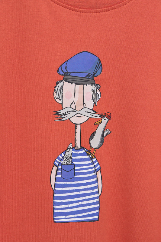 Sailor and seagull t-shirt