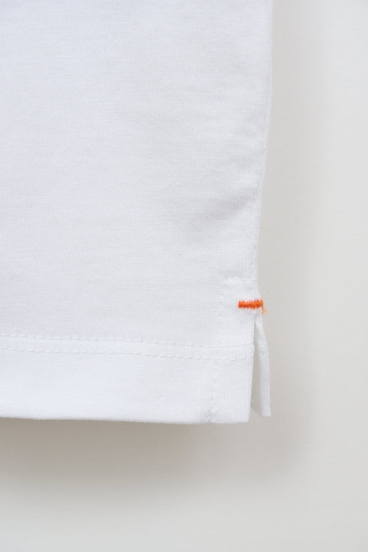 Embroidered shark pocket t-shirt