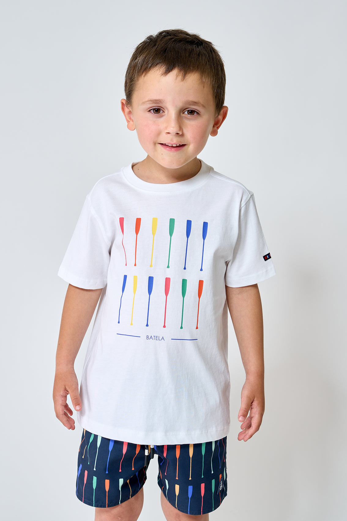 Children's T-shirt with oar print