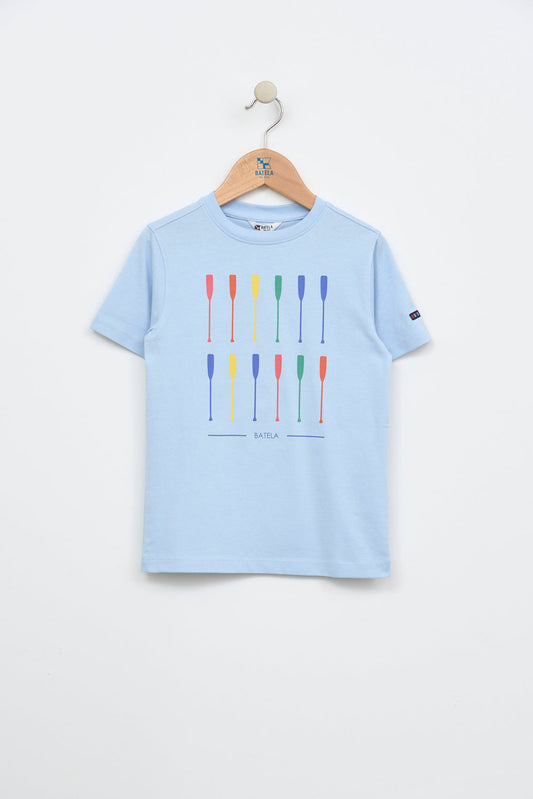 Children's T-shirt with oar print