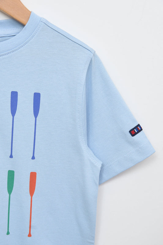 Children's T-shirt with oar print