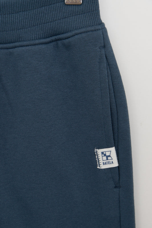 Pantalón de felpa para niños Azul oscuro