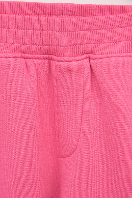 Pantalón de felpa para niños Rosa