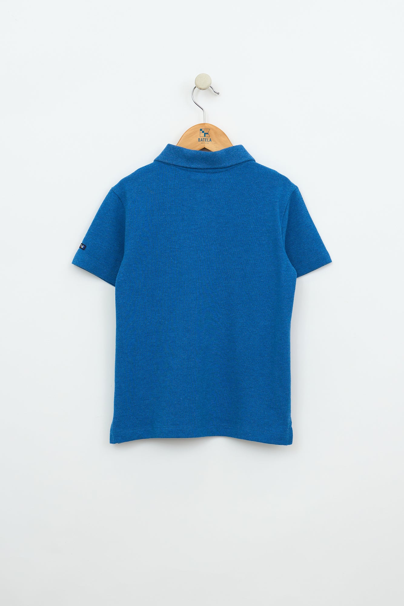Polo de algodón piqué OEKO-TEX con parche marinero