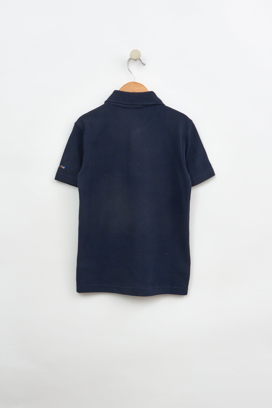 Polo de algodón piqué OEKO-TEX con parche marinero