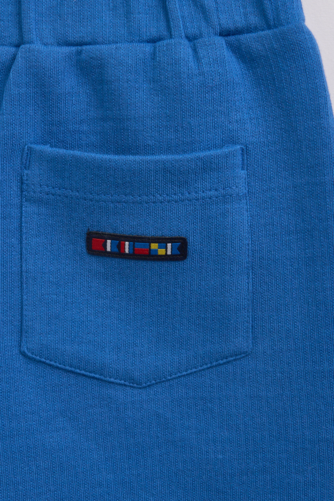 Short en molleton côtelé à cordon de serrage