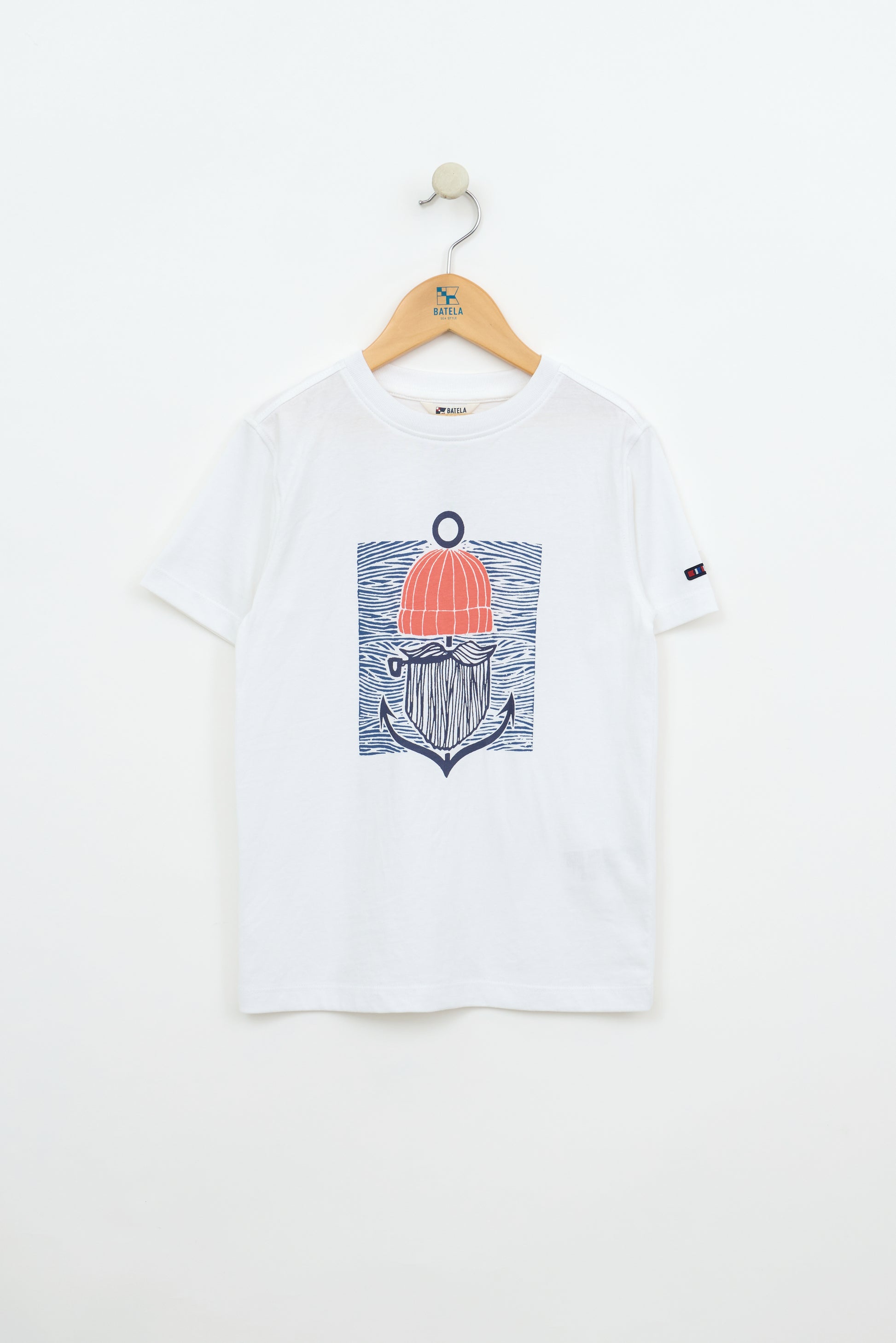 T-shirt imprimé Marin coton OEKO-TEX