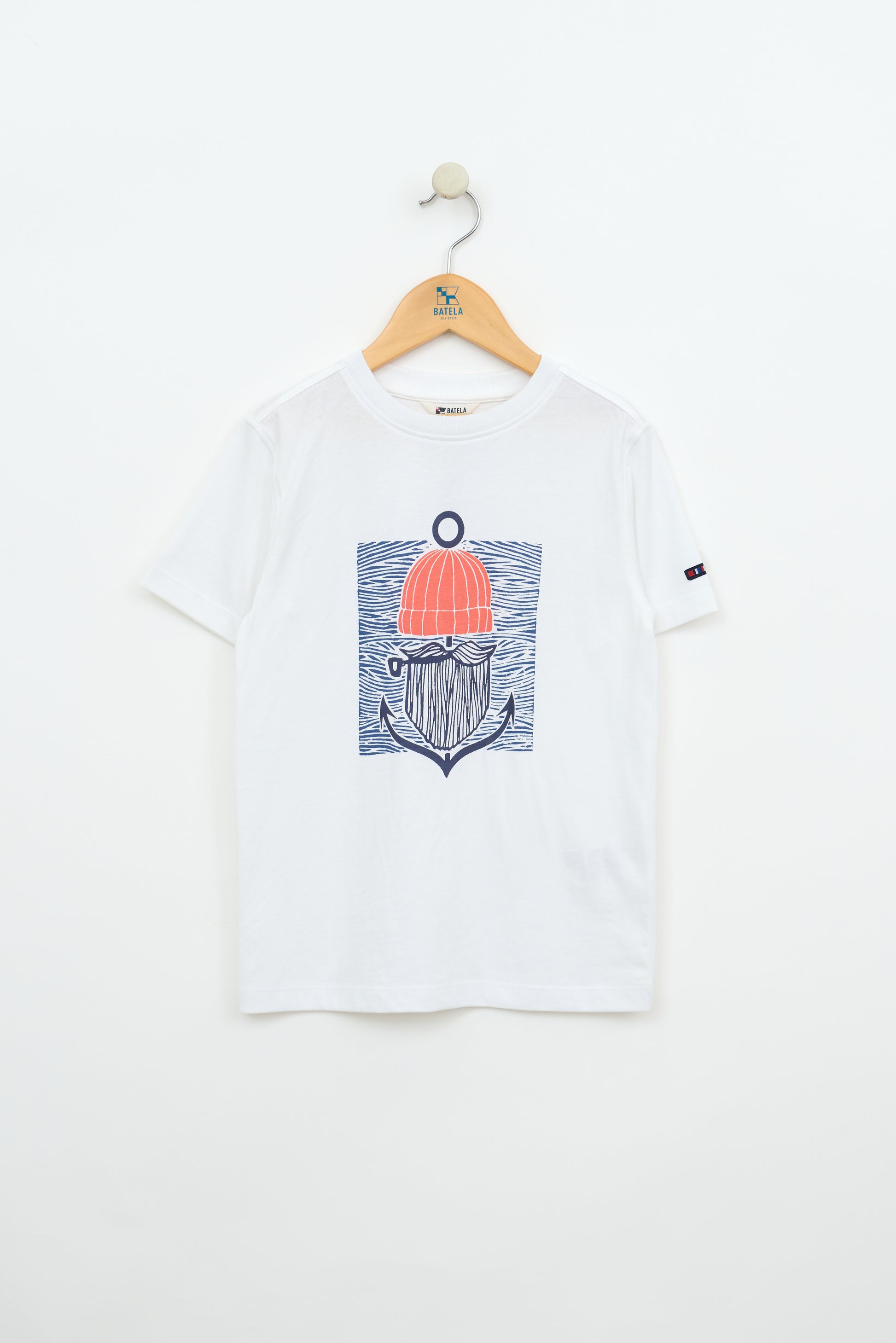 T-shirt imprimé Marin coton OEKO-TEX