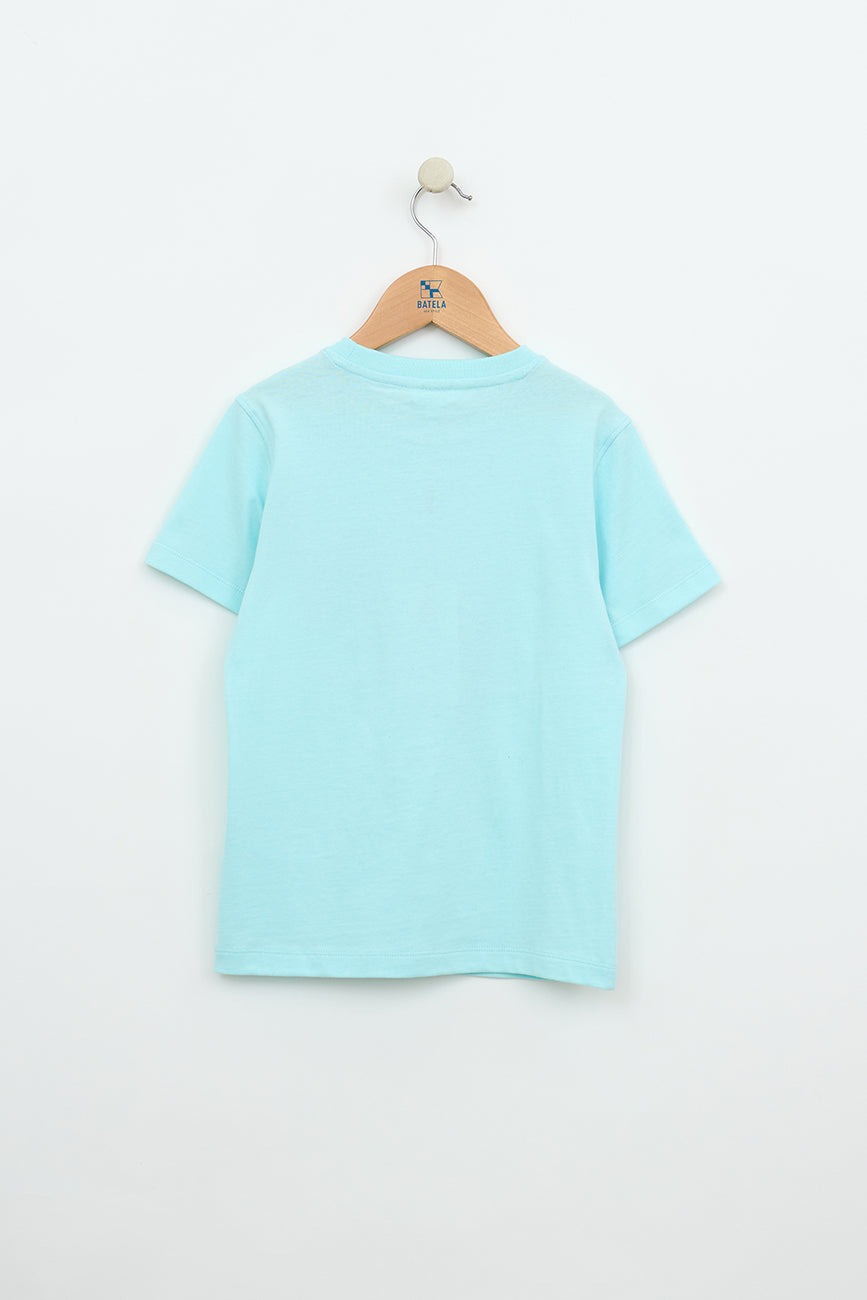 Camiseta con bolsillo en contraste de algodón OEKO-TEX