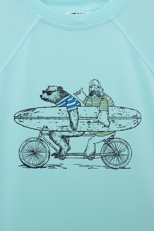 Mahuka luzeko bainu-kamiseta, UVB50 eguzki-babesekoa