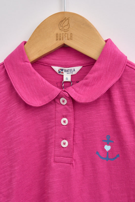 OEKO-TEX flame kotoizko polo-kamiseta, parpailekin