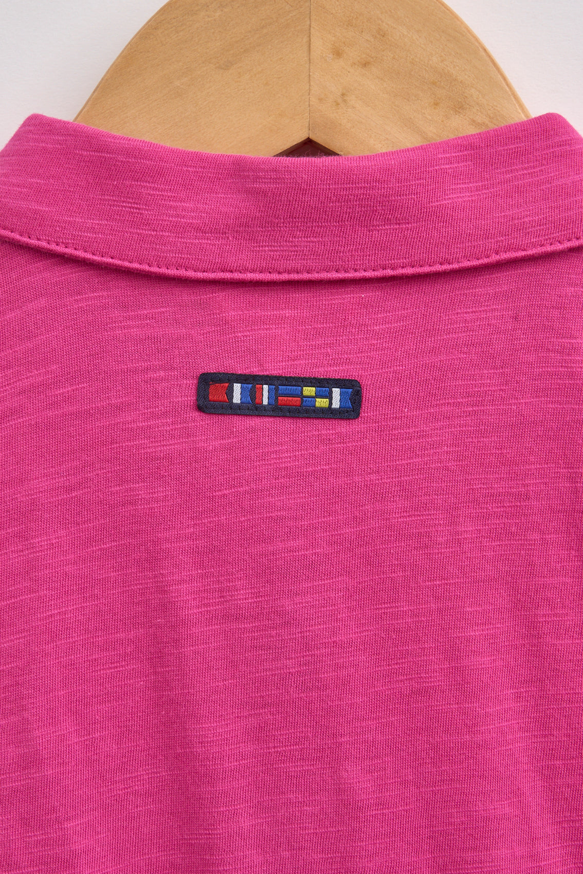 Polo volanté en coton flammé OEKO-TEX