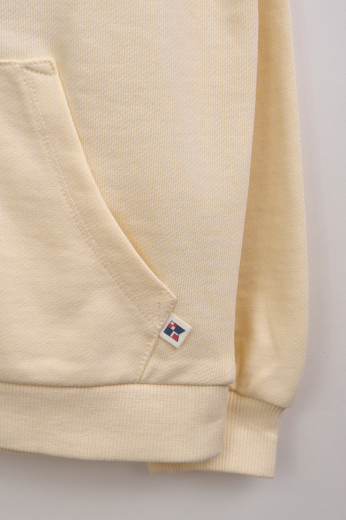Sudadera con capucha en algodón Terry y print playero
