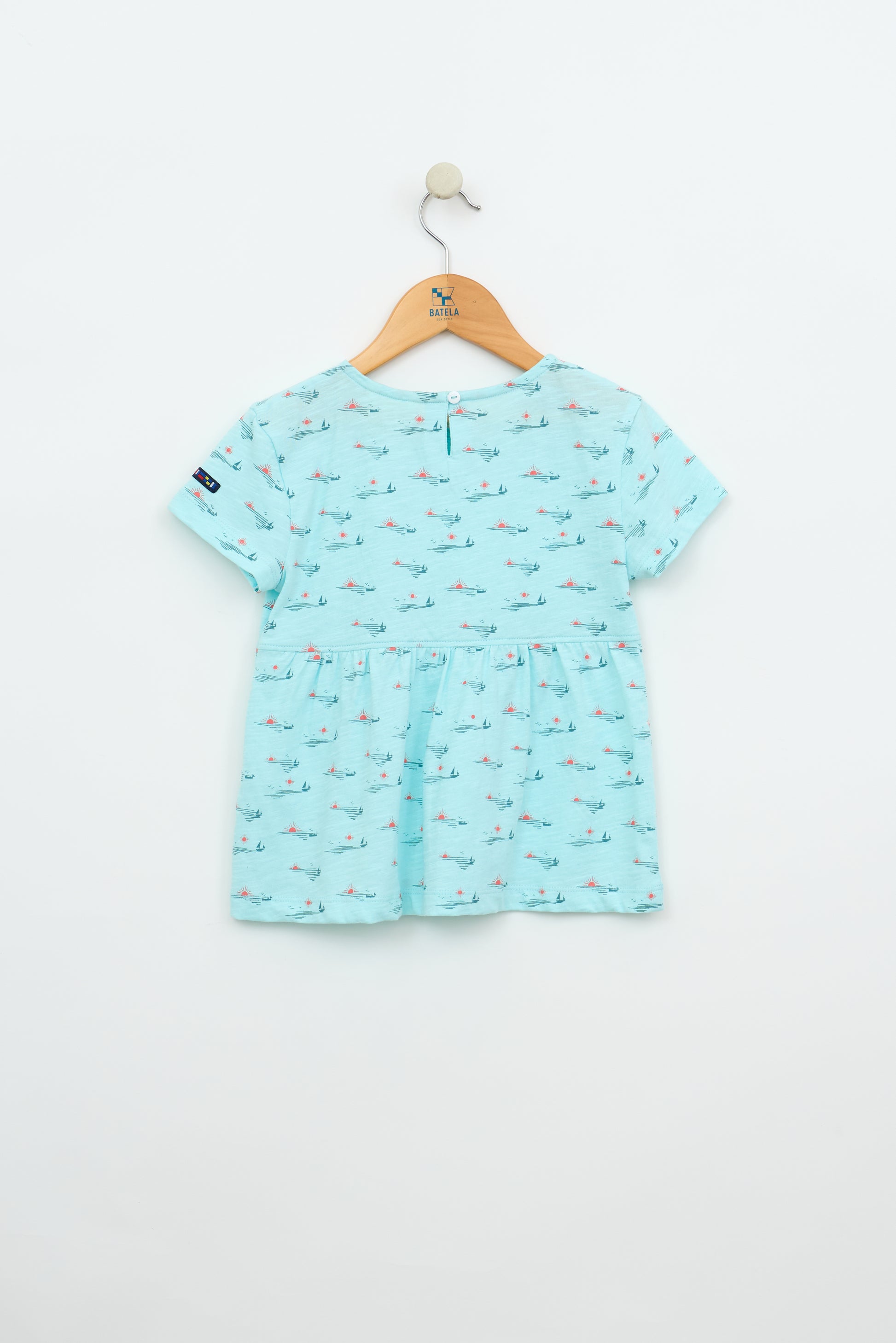 T-shirt en coton flammé OEKO-TEX