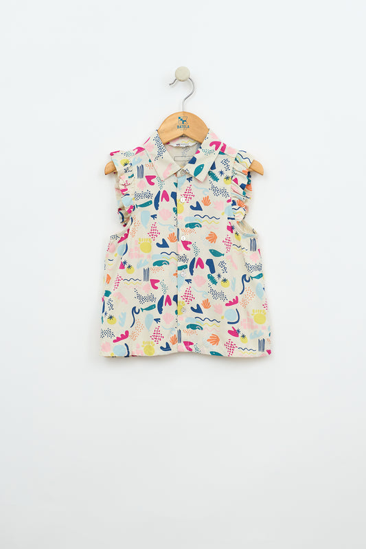 Ecovero biskosazko alkandora mahukagabe estanpatua