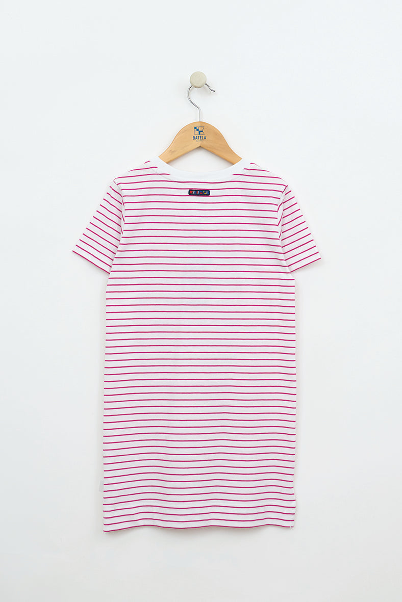 Striped sailor T-shirt dress