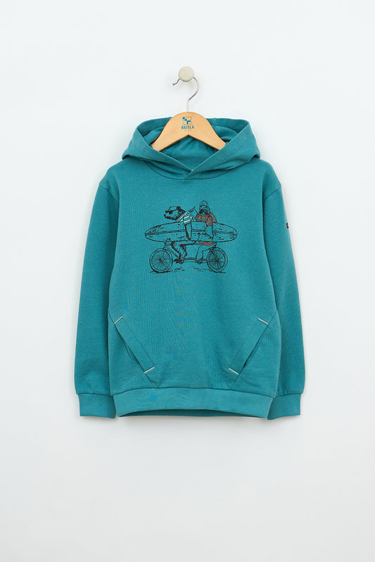 Terry kotoizko jertse txanoduna, kanguru-poltsikoarekin