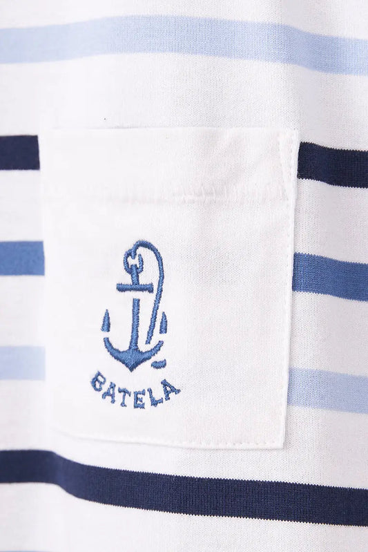 Boys' short-sleeved printed T-shirt with pocket