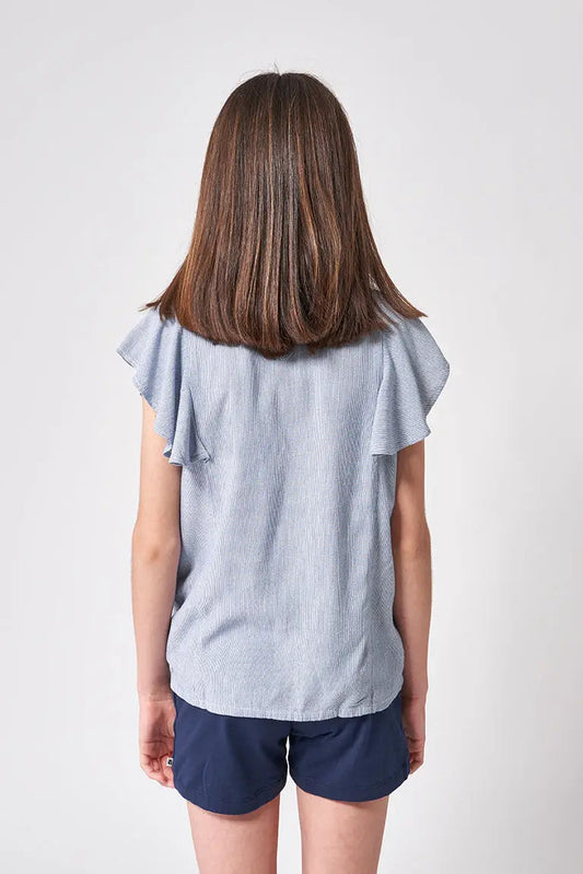 Kamiseta edo blusa arin marraduna, % 100 biskosa