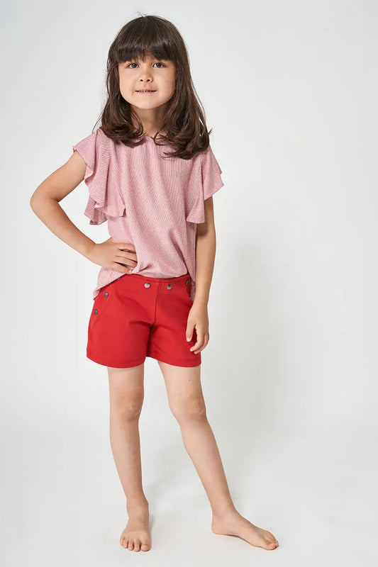 Kamiseta edo blusa arin marraduna, % 100 biskosa