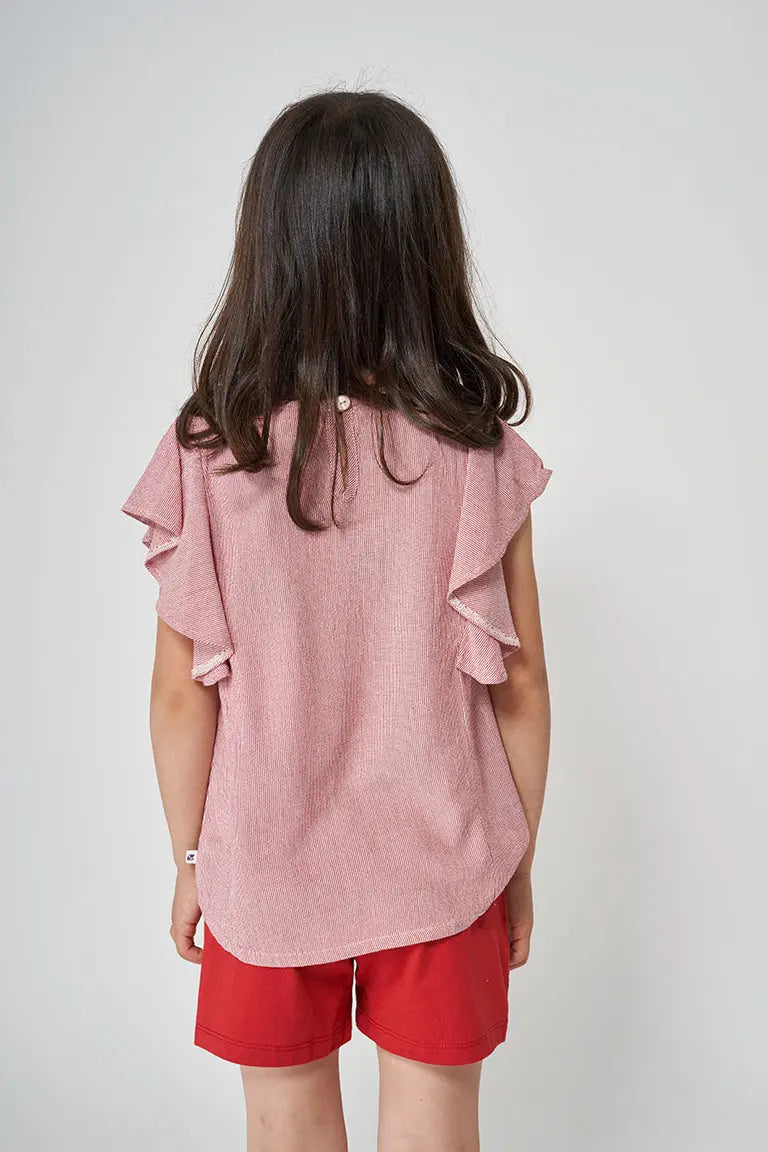Kamiseta edo blusa arin marraduna, % 100 biskosa