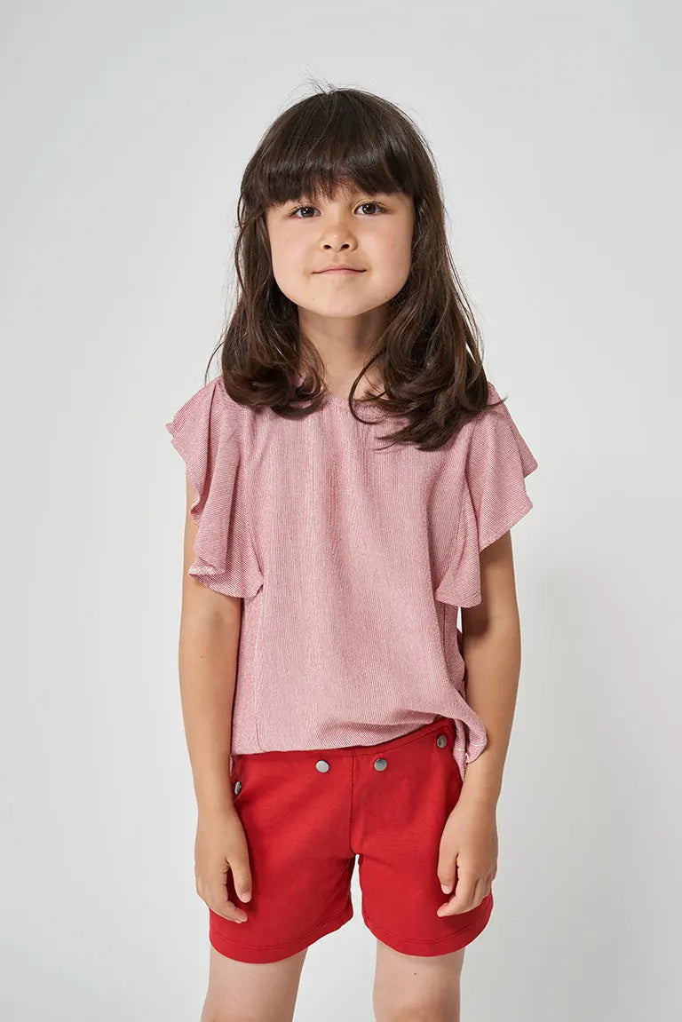 Kamiseta edo blusa arin marraduna, % 100 biskosa