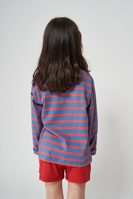 Long-sleeved cotton striped Marseillaise T-shirt (OUTLET) SS25