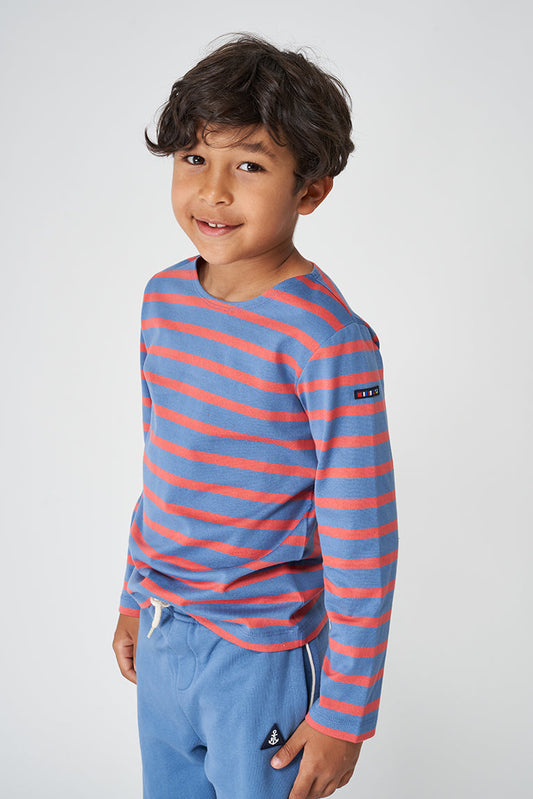 Long-sleeved cotton striped Marseillaise T-shirt (OUTLET) SS25