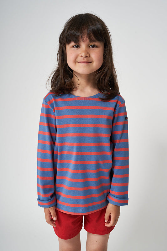 Long-sleeved cotton striped Marseillaise T-shirt (OUTLET) SS25