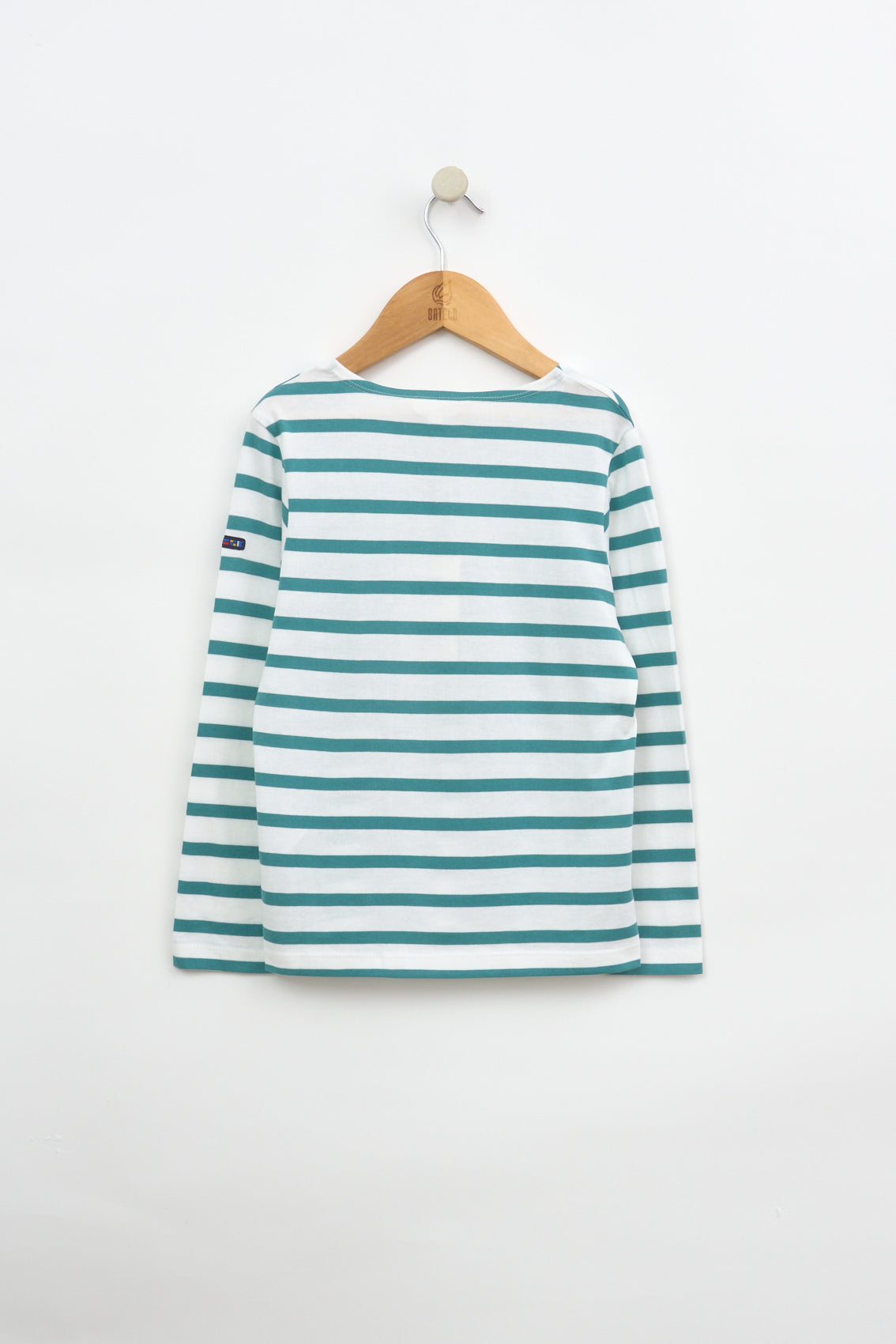 T-shirt ou marinière à rayures en coton, manches longues