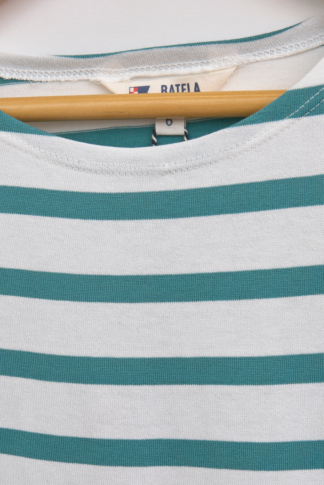 T-shirt ou marinière à rayures en coton, manches longues
