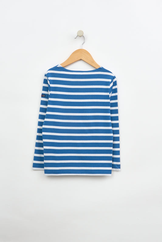 Camiseta marsellesa a rayas de algodón manga larga unisex