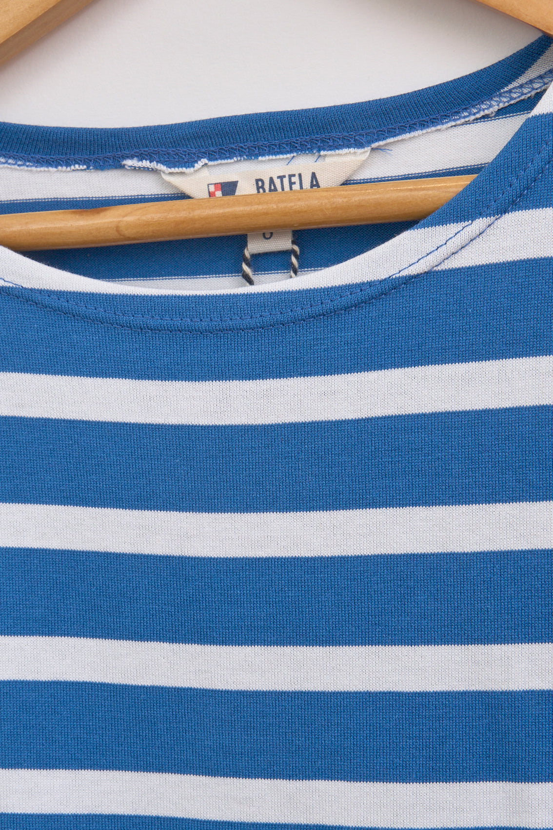 T-shirt ou marinière à rayures en coton, manches longues