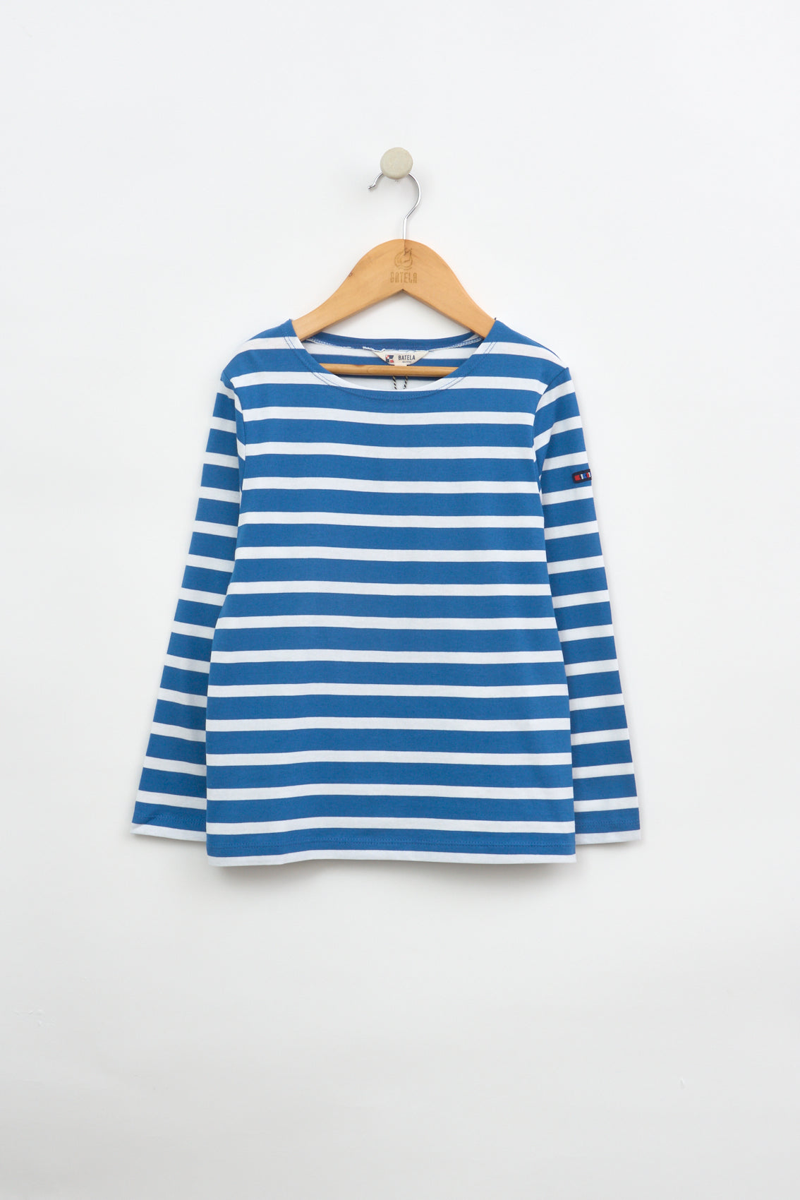 T-shirt ou marinière à rayures en coton, manches longues