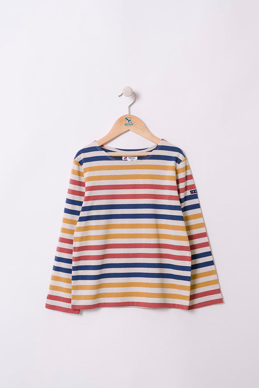 Long-sleeved striped cotton Marseillaise T-shirt - N2206 OUTLET