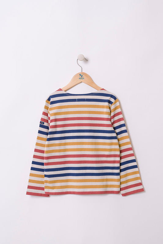Long-sleeved striped cotton Marseillaise T-shirt - N2206 OUTLET