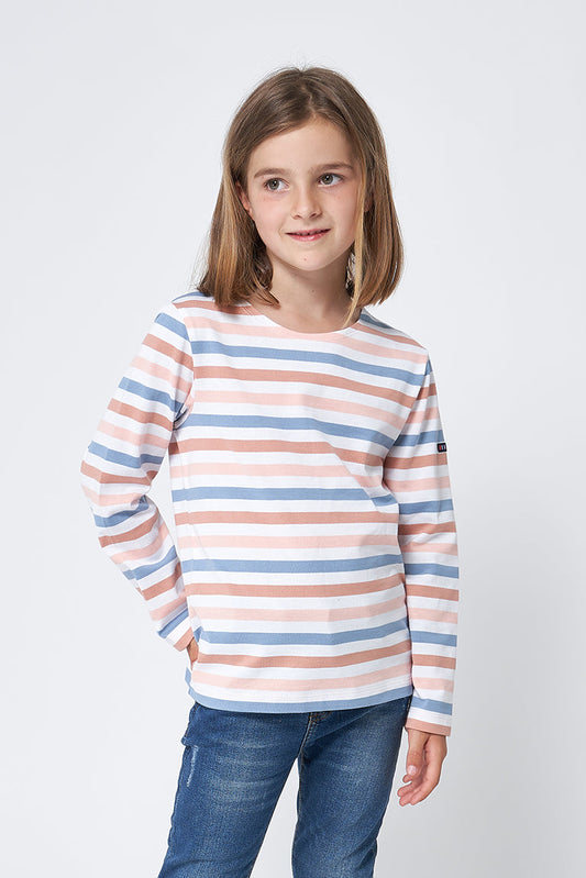 Long-sleeved striped cotton Marseillaise T-shirt - N2206 OUTLET