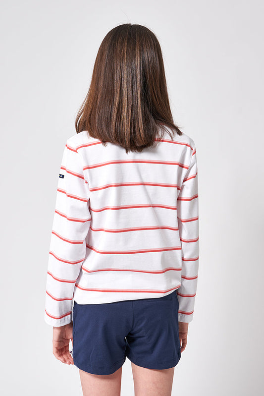 Long-sleeved striped cotton Marseillaise T-shirt - N2206 OUTLET