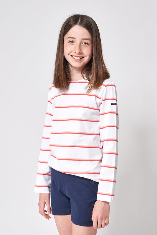 Long-sleeved striped cotton Marseillaise T-shirt - N2206 OUTLET
